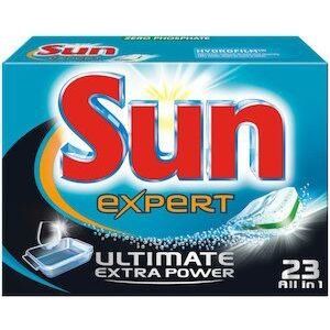 Sun Expert Extra Power vaatwastabletten All in One 23 stuks