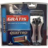Wilkinson Quattro Scheersysteem met Navulmesjes 5 Stuks