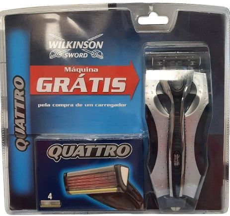 Wilkinson Quattro Scheersysteem met Navulmesjes 5 Stuks