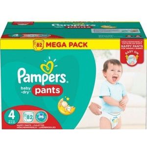 Pampers Baby-Dry Pants Luierbroekjes Maat 4 82 Stuks