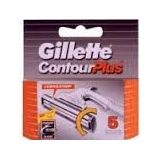Gillette - Contour Plus - Scheermesjes - 5 Stuks