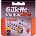 Gillette - Contour Plus - Scheermesjes - 5 Stuks