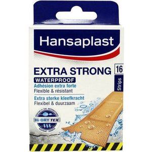 Hansaplast Extra Strong Waterproof Pleisters 16 Strips