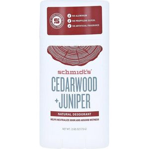 Schmidt's Cedarwood + Juniper Natural Deodorant Stick 75 g