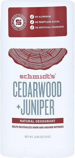 Schmidt's Cedarwood + Juniper Natural Deodorant Stick 75 g