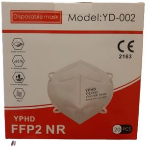 YPHD FFP2 Mondmasker 20 stuks (KN95)