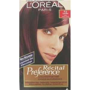 L'Oreal Haarverf Recital Préférence Haarverf 4.6 Zanzibar Dieprood
