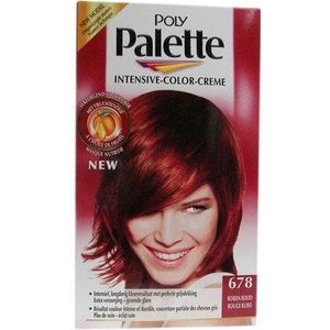 Schwarzkopf Poly Palette 678 Robijnrood Permanente Haarverf