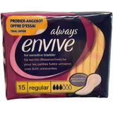 Always Envive Inlegkruisje Regular 15 Stuks