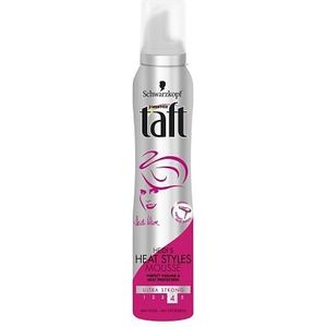 Schwarzkopf - Taft - Heidi Heat Styles - Mousse - 200ml - Ultra Sterke Fixatie