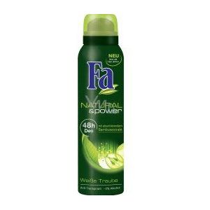 Fa Deodorant Spray Natural & Power Witte Druiven 200ml