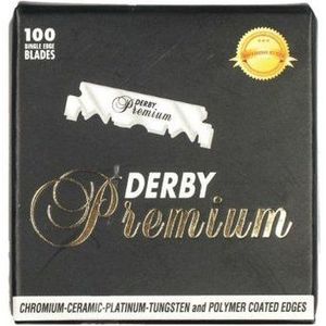 Derby single edge scheermesjes Premium voor shavette scheermes