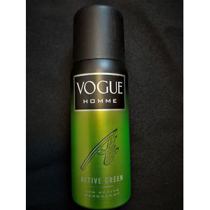 Vogue Men Deodorant Spray Active Green 150ml