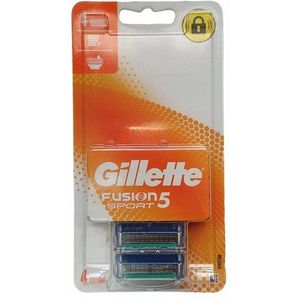 Gillette Fusion Sport Scheermesjes 4 Stuks (Blister)