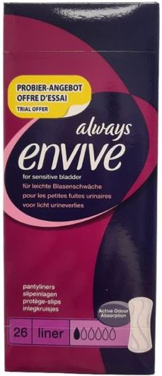 Always Envive Inlegkruisje Liner 26 Stuks