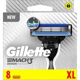 Gillette Scheermesjes Mach3 Design Edition 8 Stuks