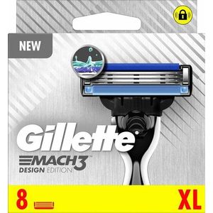 Gillette Scheermesjes Mach3 Design Edition 8 Stuks