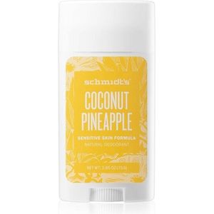 Schmidt's Coconut + Pineapple Natural Sensitive - Deodorant Stick - 75 g