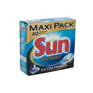 Sun Expert Extra Power vaatwastabletten All in One 40 stuks