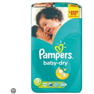 Pampers Baby Dry Luiers Maat 3 (4-9 kg) 68 Stuks