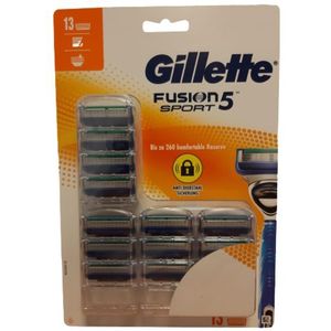 Gillette Fusion Sport Scheermesjes 13 Stuks