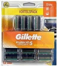 Gillette Fusion Sport Scheermesjes 13 Stuks