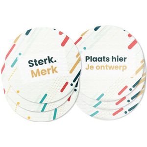 Bierviltjes met je eigen ontwerp - Rond , Enkelzijdig , 15