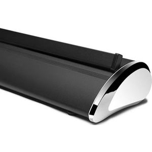 Professionele roll-up banner ontwerp en bedrukking - Deluxe (zwart) , PVC , Zonder spotlight , 100 x 200 cm