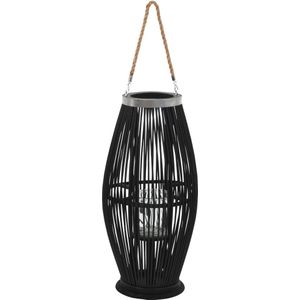 vidaXL-Lantaarnhouder-hangend-60-cm-bamboe-zwart