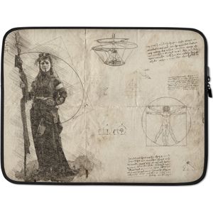 'Da Vinci's mystic woman' Laptophoes - 15 in