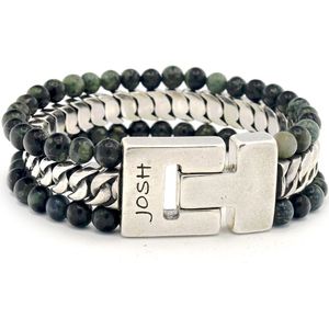 Josh  - heren Armband - Groen