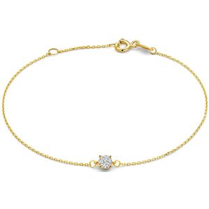 Beloro Jewels Monte Napoleone - Dames Armband - 9 karaat