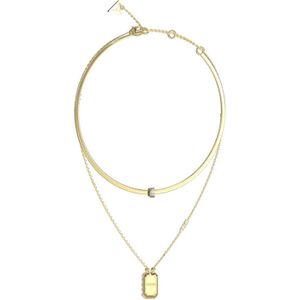 Guess Hashtag Guess - Dames Ketting - goudkleurig