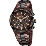 Festina  - heren horloge - Bruin met  band