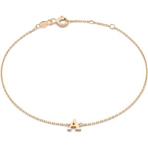 Isabel Bernard  14 Karaat Rosé Gouden Armband  met letter Z Dames  La Concorde  IB320042-Z