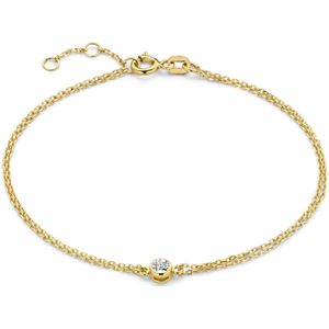 Isabel Bernard De La Paix Inaya 14 Karaat Gouden Armband  Diamant 0.02 ct  IBD320011