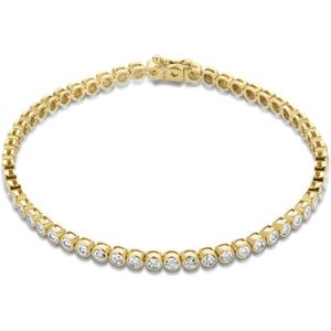 Isabel Bernard De la Paix Alfie 14 Karaat Gouden Tennis Armband  Diamant 0.36 ct  IBD320007