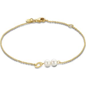 Isabel Bernard Belleville Luna 14 Karaat Gouden Armband IB320019 (Lengte: 16.00-18.00 cm)
