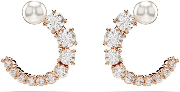 Swarovski Matrix - Dames Oorknoppen - Roségoud