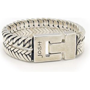 Josh  - heren Armband - Zilver