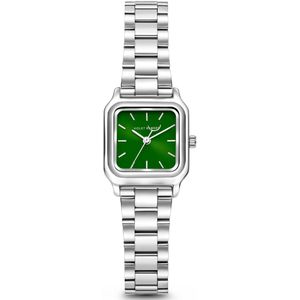 Violet Hamden Dawn - dames horloge - zilverkleurig met  band