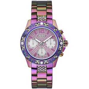 Guess  - dames horloge - Paars met  band