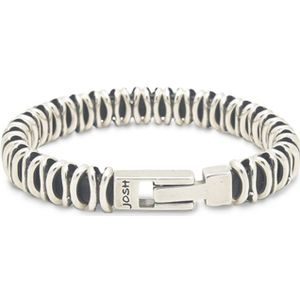 Josh  - heren Armband - Zilver