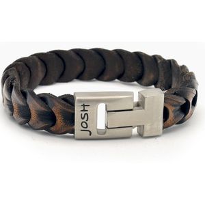 Josh  - heren Armband - Bruin
