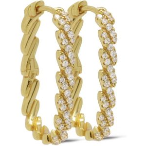 Karma Hoops - Dames Creolen - goudkleurig