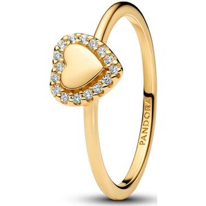 Pandora  - Dames Ring - goudkleurig & Transparant