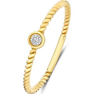 Beloro Jewels  - Dames Ring - 9 karaat