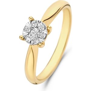 Isabel Bernard De la Paix Hanaé 14 karaat gouden ring  diamant 0.14 ct  IBD330008