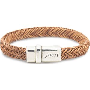 Josh  - heren Armband - Cognac