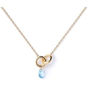 P D Paola Color - Dames Ketting - goudkleurig